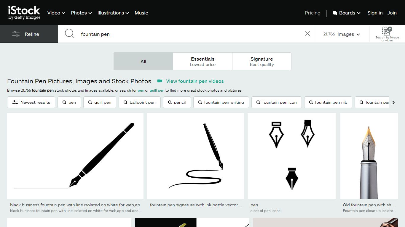 Fountain Pen Stock Photos, Pictures & Royalty-Free Images - iStock